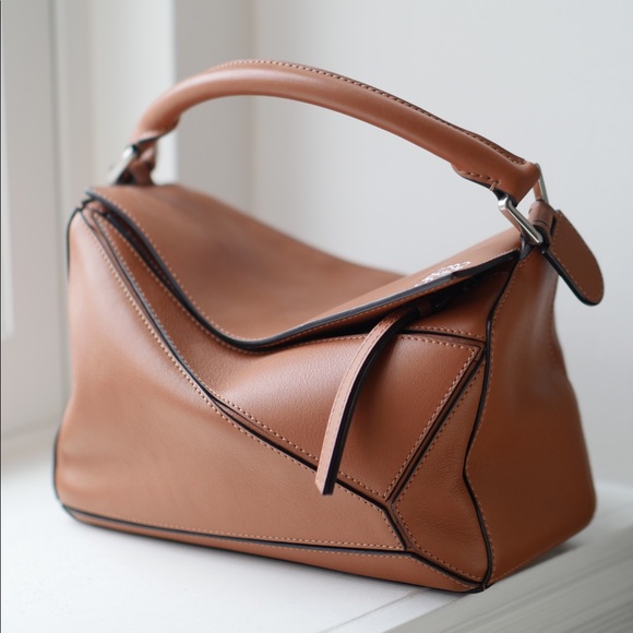 puzzle small bag tan